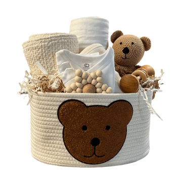 Deluxe Bear Baby Gift Basket