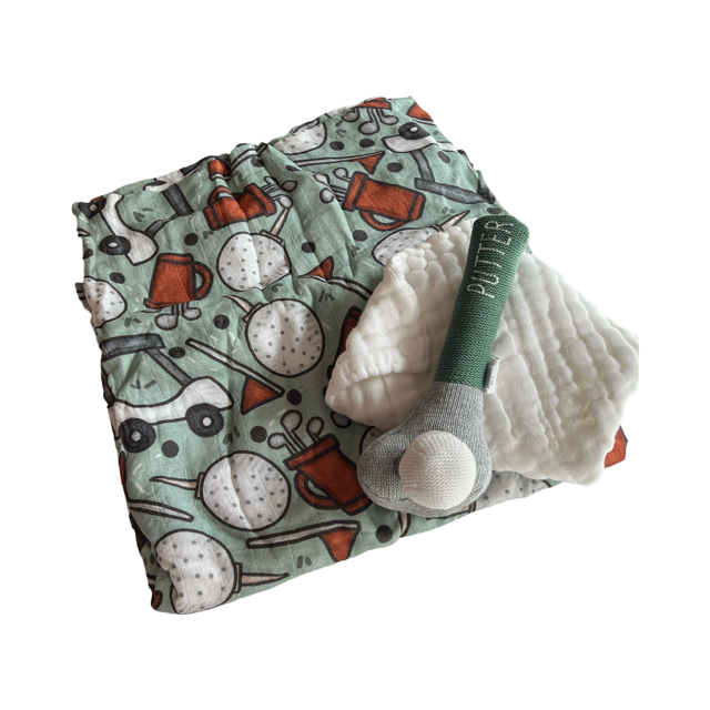Golf Green Diaper Bundle