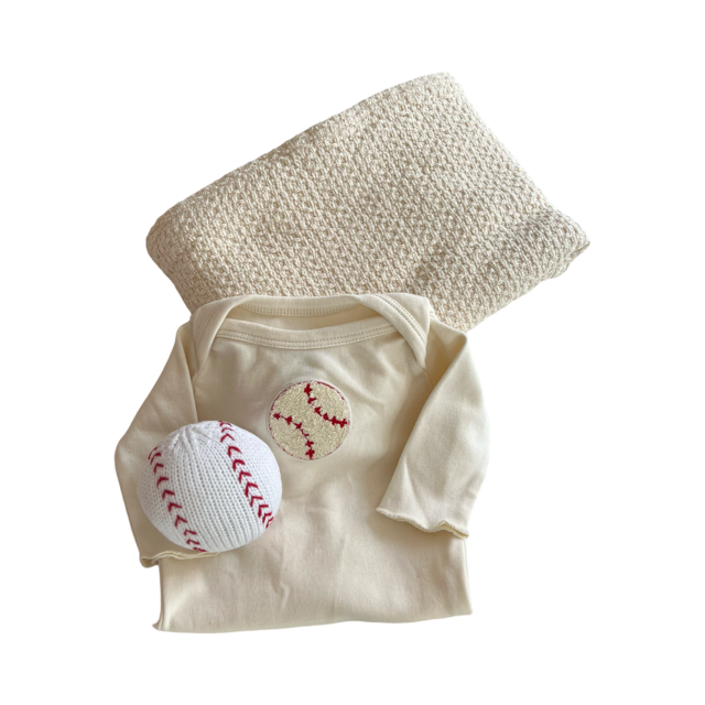 Baseball Baby Gift Basket