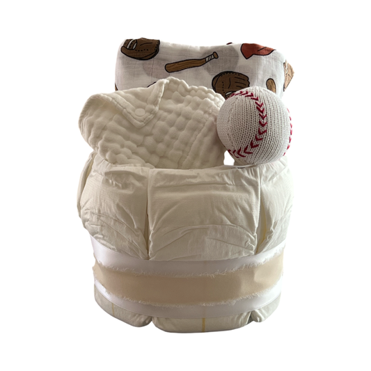 Baseball Baby Diaper Gift Bundle