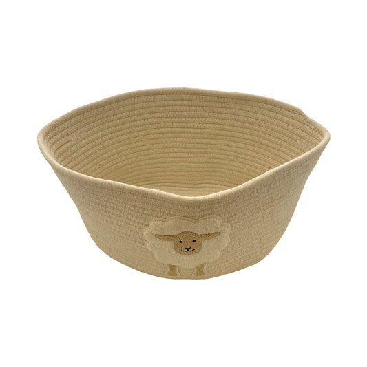 Lamb Cotton Rope Basket