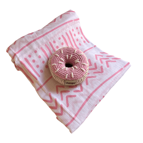 Pink Donut Diaper Bundle