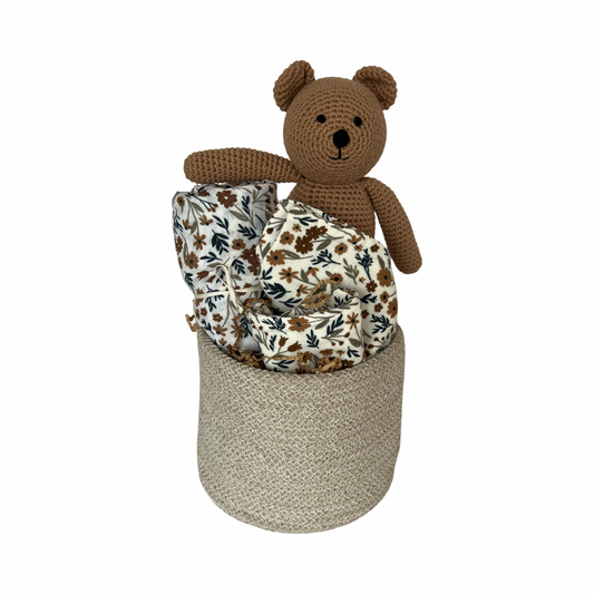 Harvest Floral Baby Diaper Gift Basket