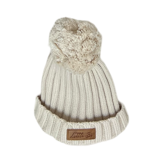 Ribbed Beanie - Honey Milk on Sale!