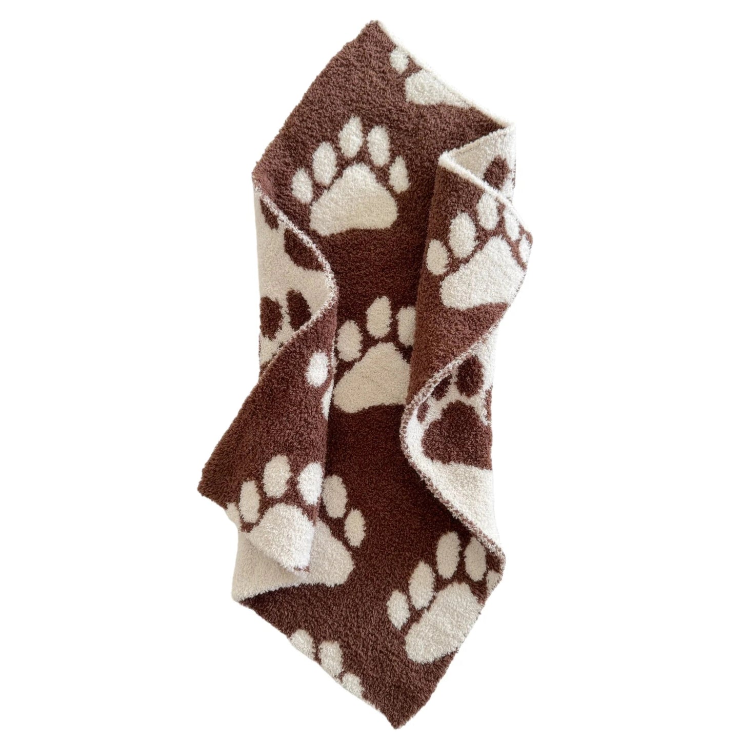 Phufy® Bliss Mini Baby Blanket, Chocolate Bear Paw on Sale!