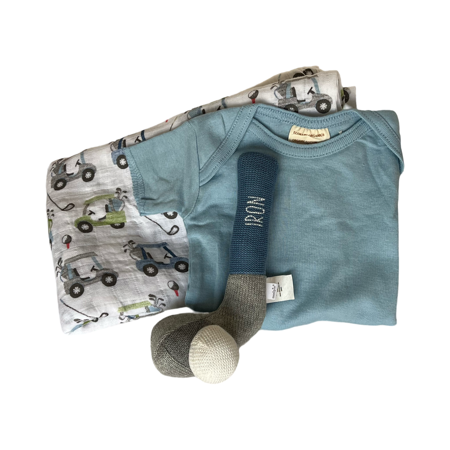Blue Golf Baby Box