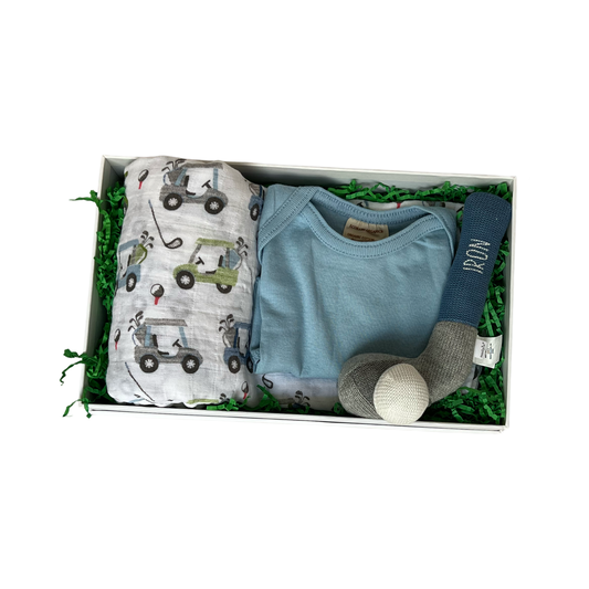 Blue Golf Baby Box