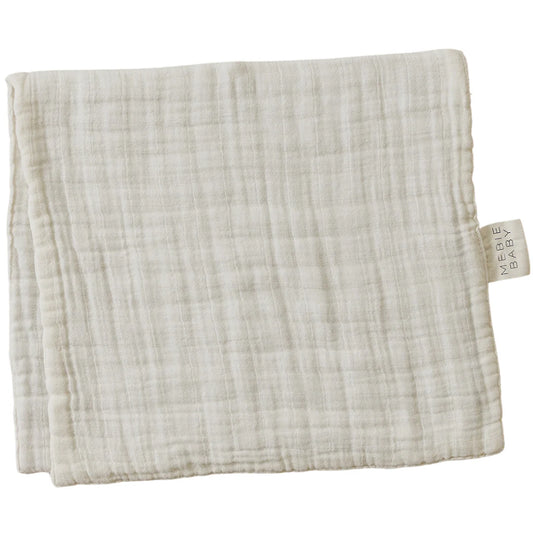 Cream Cotton Muslin Burp Cloth