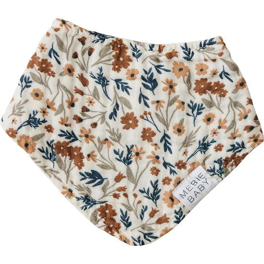 Harvest Floral Cotton Muslin Bib