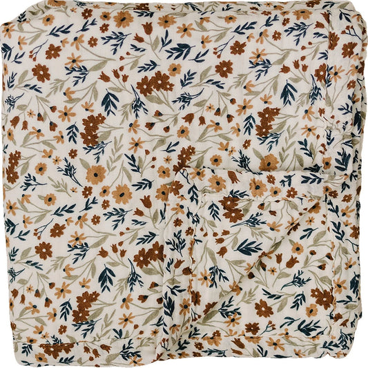 Harvest Floral Cotton Muslin Quilt on Sale!