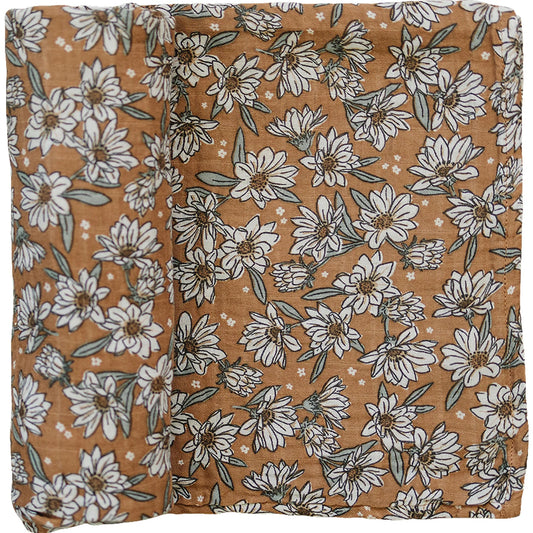 Magnolia Cotton Muslin Swaddle Blanket on Sale!