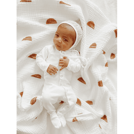 sedona muslin baby quilt