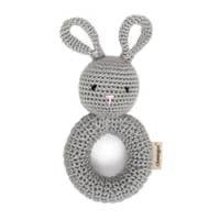 Bunny Ring Hand Crocheted Baby Rattle on Sale!