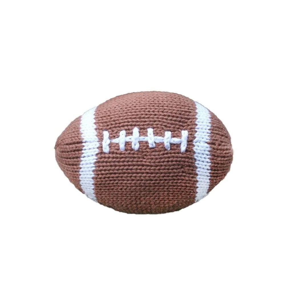 Football Knit Baby Rattle on Sale!