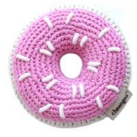 Crocheted Donut Baby Rattle on Sale!
