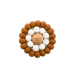 Iris Teething Ring Speckled Almond on Sale!