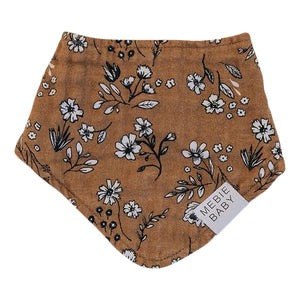 Vintage Floral Muslin Baby Bib