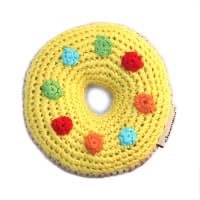 Crocheted Donut Baby Rattle on Sale!