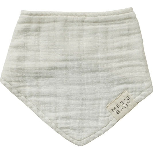 Cream Cotton Muslin Bib