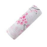 Cherry Blossom Organic Cotton Muslin Baby Blanket on Sale!