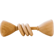 Classic Wooden Baby Rattle – babybundle.com